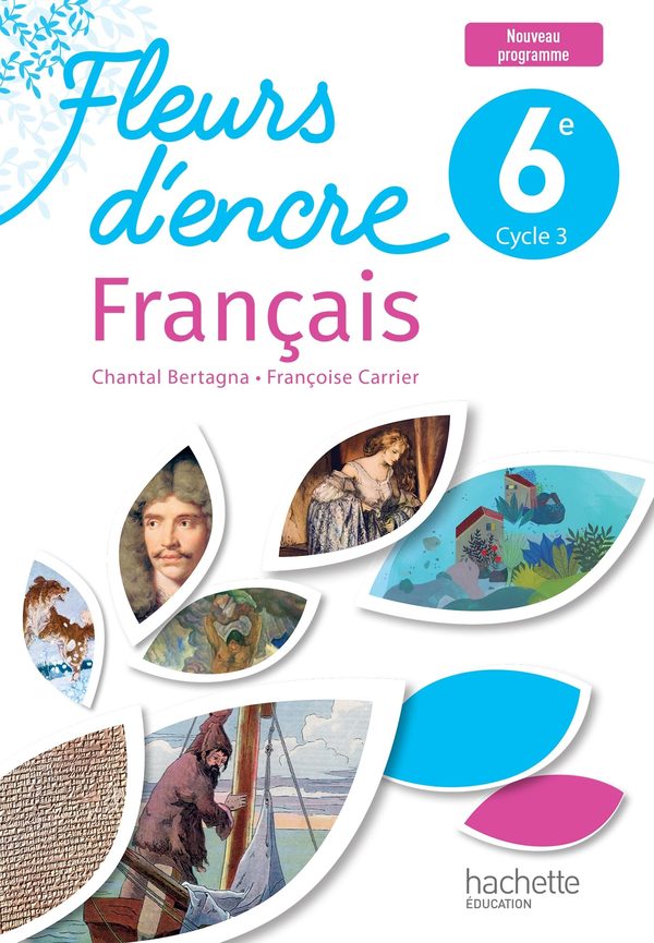 Fleurs D Encre Francais 6E Bertagna Carrier New