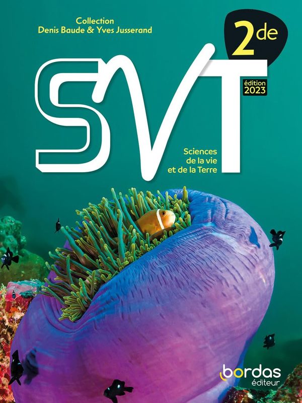 SVT 2de Manuel de l'élève (Edition 2023)