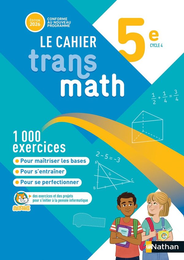 Transmath Mathematiques 5E Cahier Eleve 2026