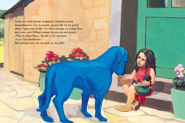 chien bleu