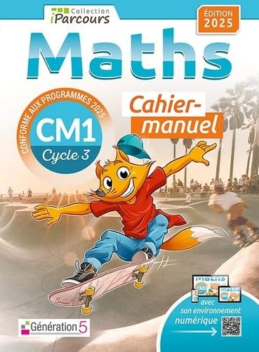Cahier-manuel iParcours maths CM1